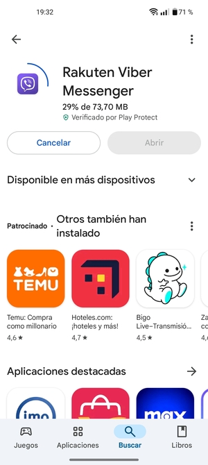Espere a que el proceso de instalación finalice