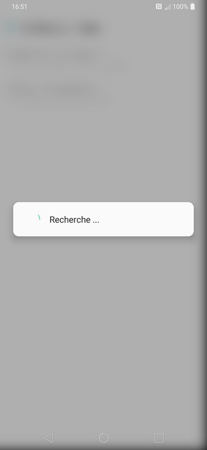 Veuillez attendre la fin de la recherche