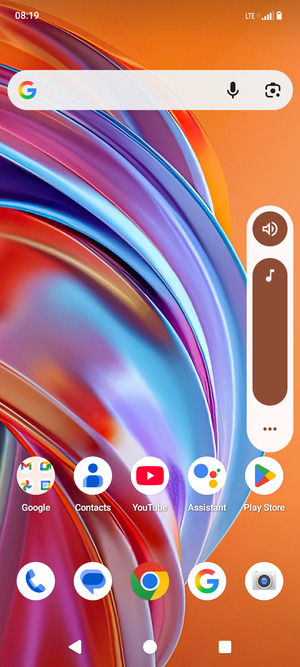 Continue to press to take the volume down to the required level