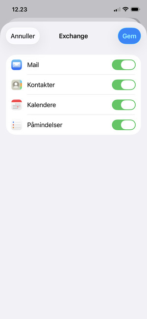 Vælg Gem