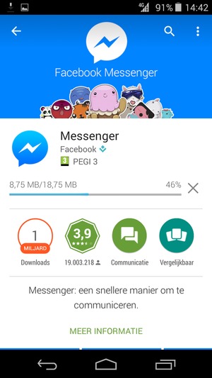 Wacht tot het installatieproces beëindigd is