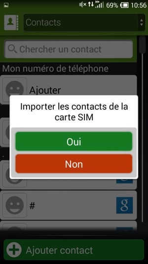 Sélectionnez Oui