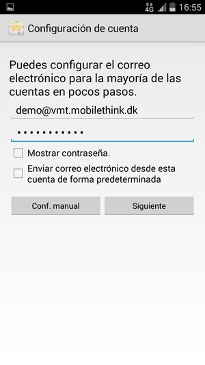 Introduzca su dirección de correo electrónico y contraseña. Seleccione Siguiente