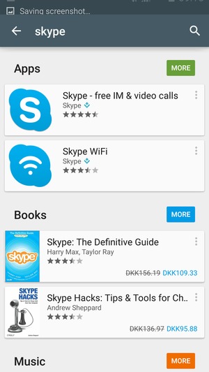 Select the app