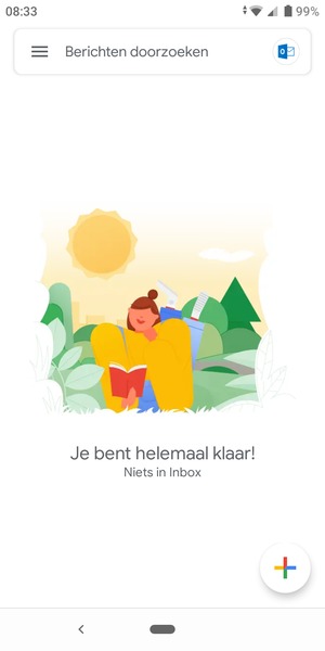 Uw Gmail is klaar voor gebruik