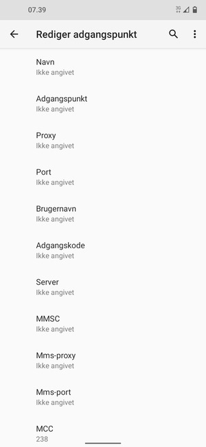 Indtast MMS-oplysninger