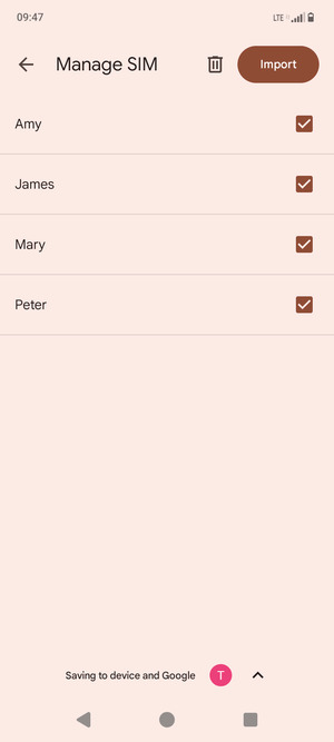 Select Import