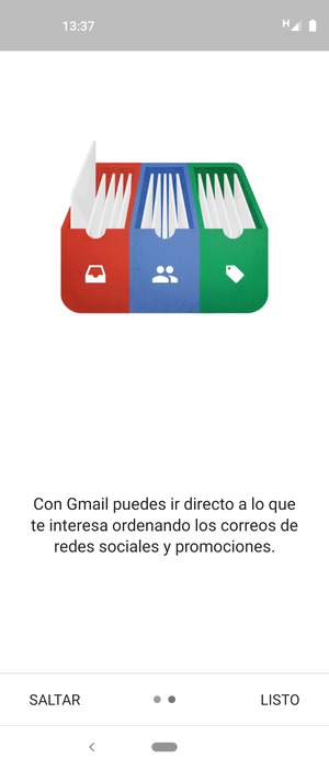 Seleccione LISTO