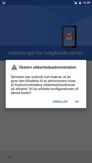 Vælg OK