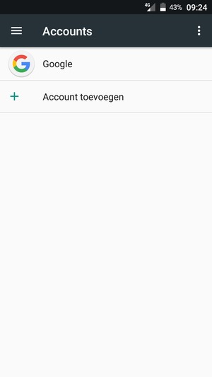Selecteer Google