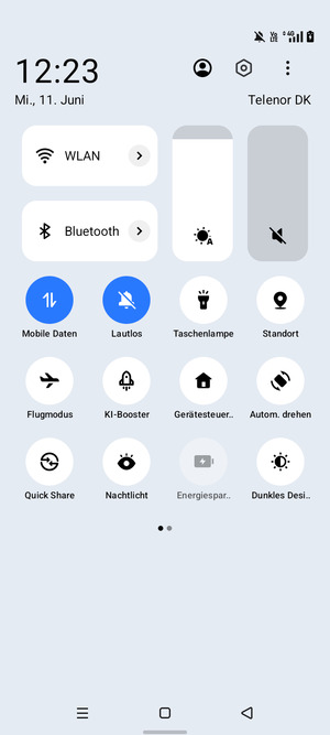 Stellen Sie die Helligkeit auf das erforderliche Niveau