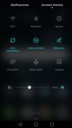 Seleccione Silencioso para volver al modo de sonido