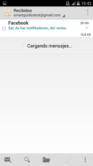 Su Gmail/Hotmail está listo para usar
