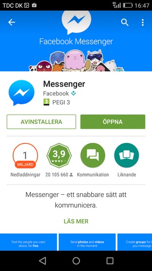 Välj ÖPPNA