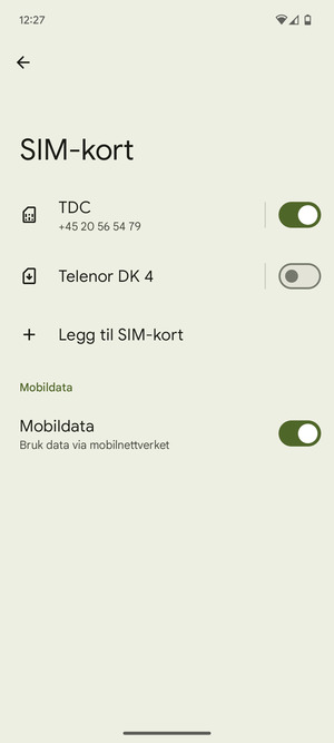 Slå på Public