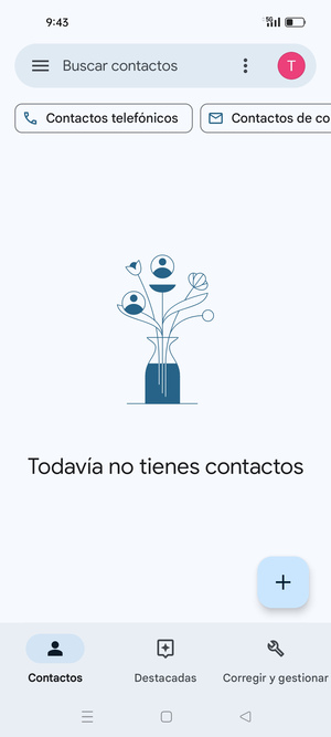 Seleccione Corregir y gestionar
