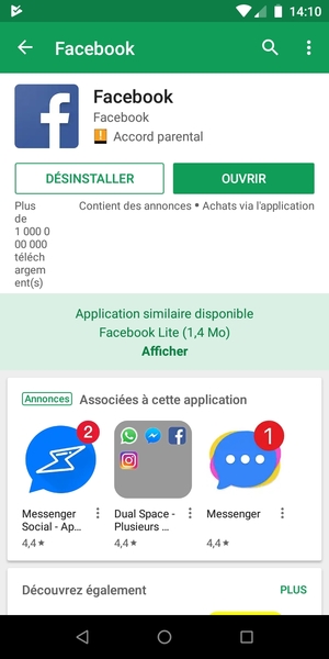 Sélectionnez OUVRIR