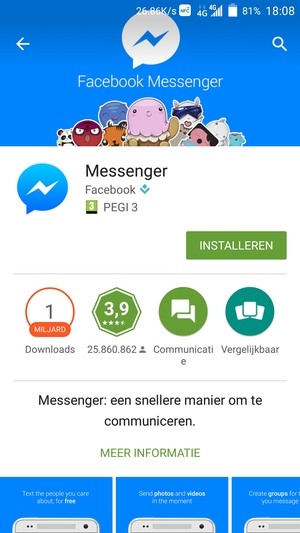Selecteer INSTALLEREN