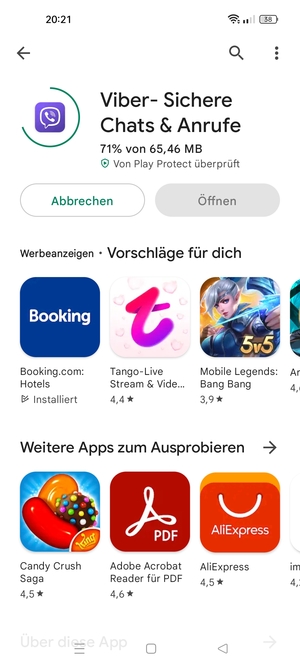 Warten Sie, bis der Installationsprozess  beendet ist