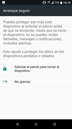 Seleccione la opción deseada