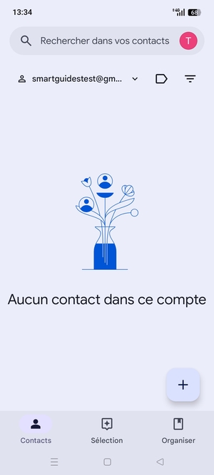 Sélectionnez Organiser