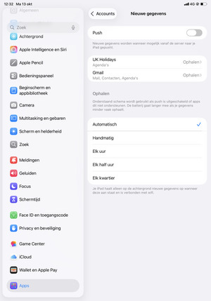 Schakel Push uit