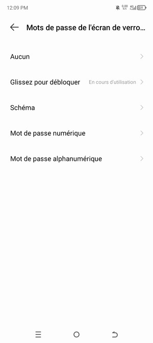 Sélectionnez Schéma