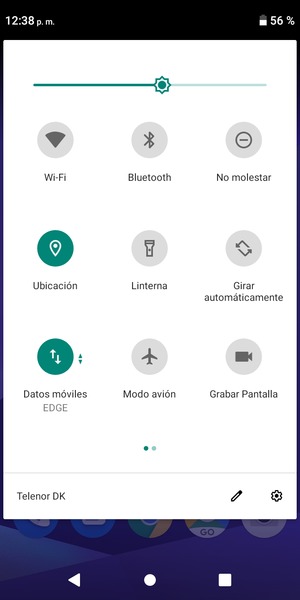 Desactive Ubicación