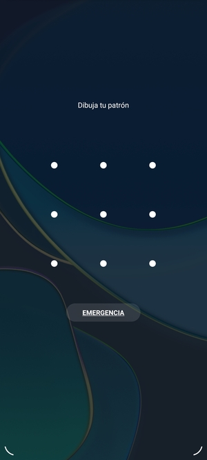 El teléfono ha sido asegurado con un bloqueo de pantalla