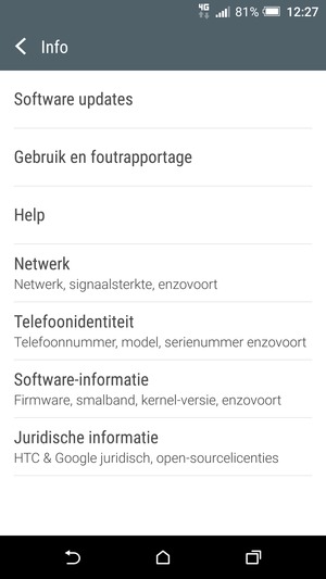 Selecteer Software updates