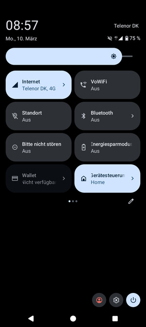 Stellen Sie die Helligkeit auf das erforderliche Niveau