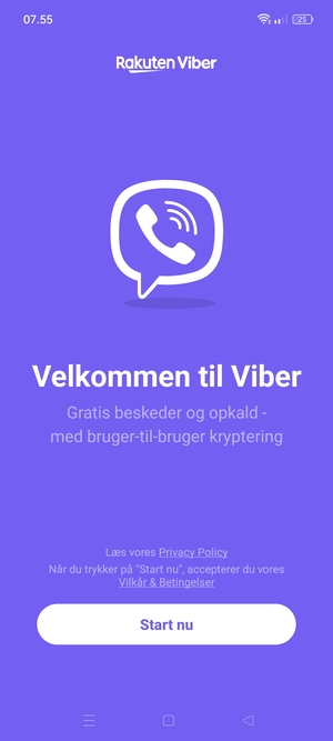 Din app er klar til brug