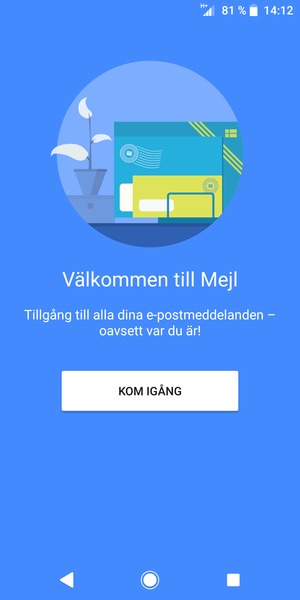 Välj KOM IGÅNG