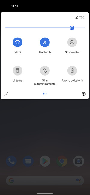 Desactive Wi-Fi y Bluetooth