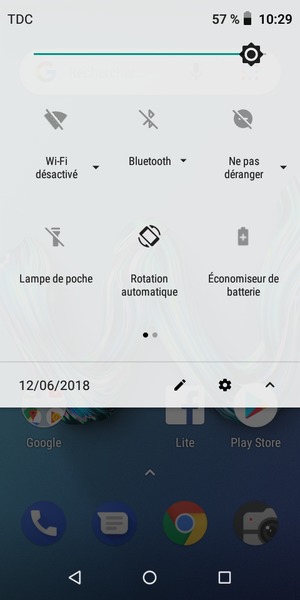Régler la luminosité au niveau souhaité