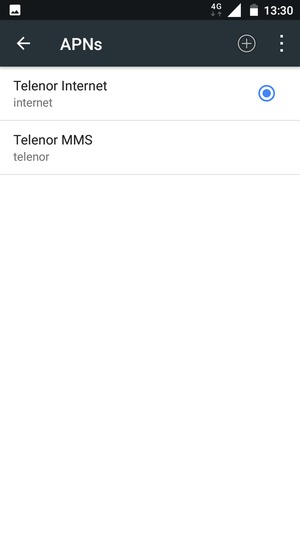 Select the Menu button