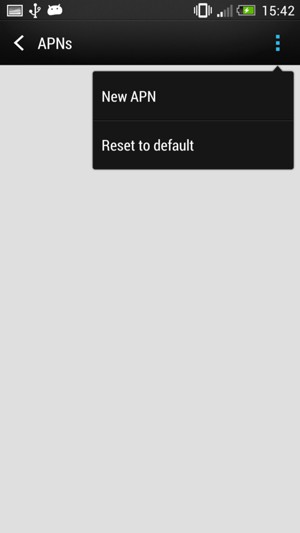Select Reset to default
