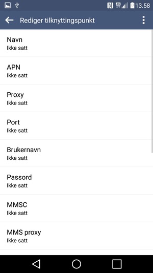 Skriv inn MMS-informasjon