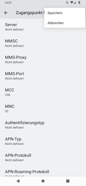 Wählen Sie Speichern