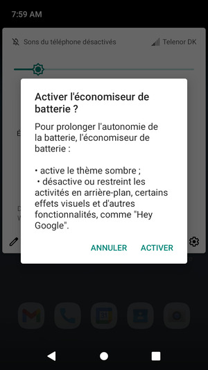 Sélectionnez ACTIVER