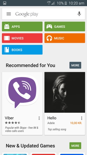 Select the Search bar