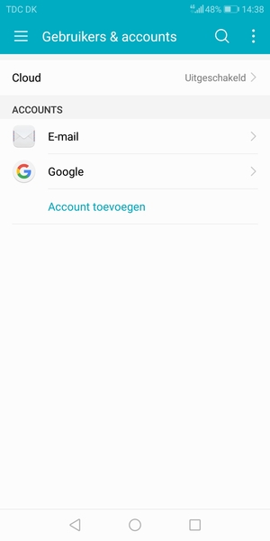 Selecteer Google