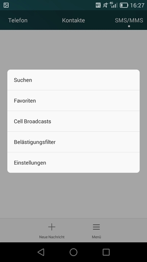 Wählen Sie Einstellungen