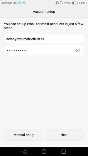 Enter your Email address and Password. Select Next