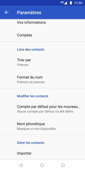 Sélectionnez Importer