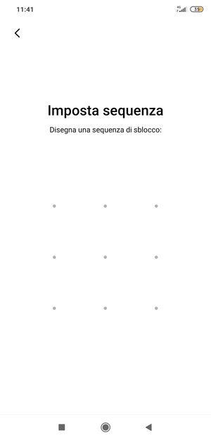 Disegna una sequenza di sblocco