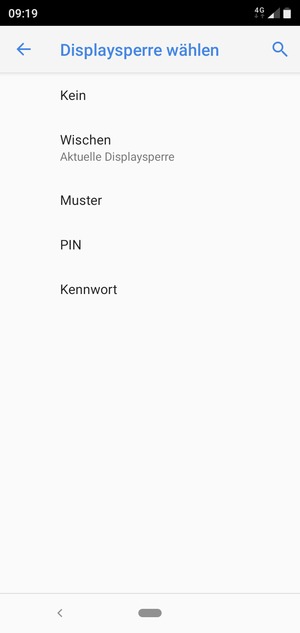 Wählen Sie Muster