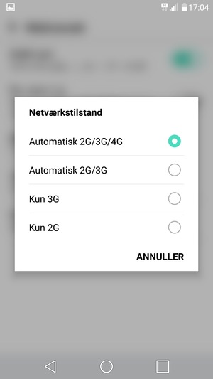 Vælg din foretrukne mulighed