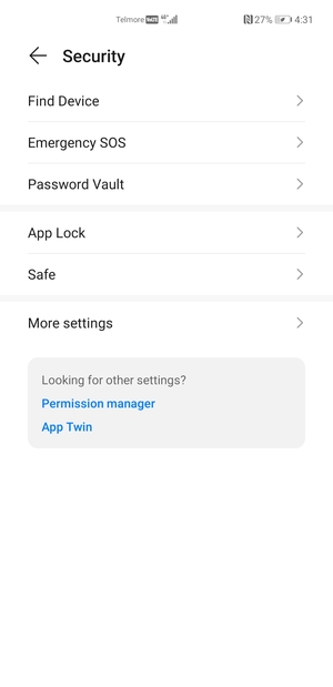 Select More settings
