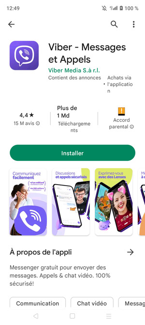 Sélectionnez Installer